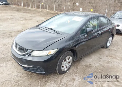 2014 Honda Civic Lx из США, поврежденный, VIN 2HGFB2F5XEH514896